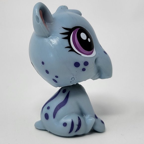 Littlest Pet Shop Irina‎ Snoutsky #3887 Blue Purple Pink LPS - Picture 3 of 4